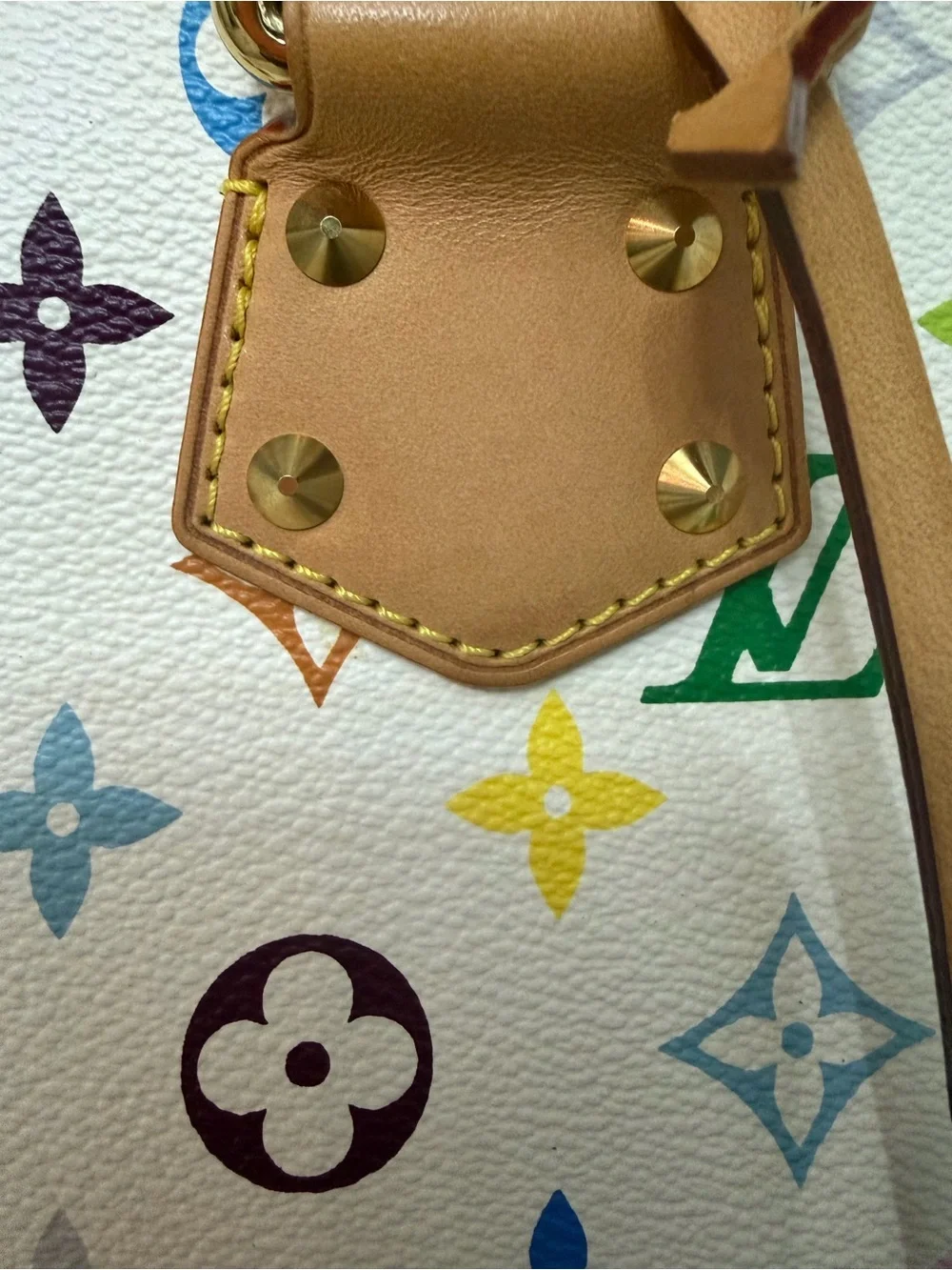 Louis Vuitton x Murakami White Multicolor Canvas Alma PM Monogram